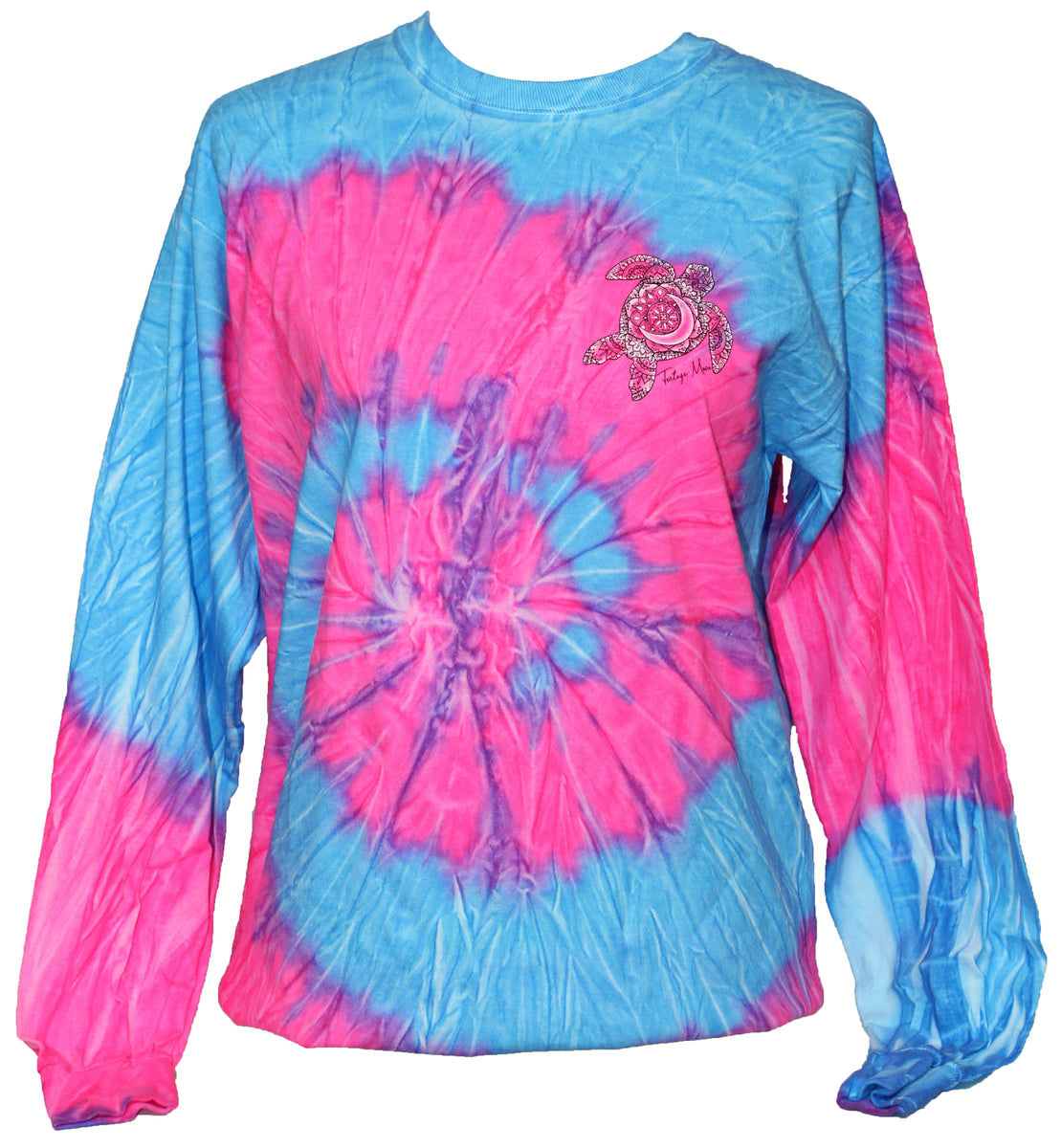 Tortuga Moon - White Fade Mandela Turtle - Flo Blue Tie Dye – Southern