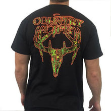 Load image into Gallery viewer, Camo Skull - Black/Orange
