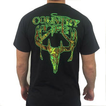 Load image into Gallery viewer, Camo Skull - Black/Green