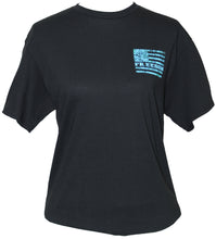 Load image into Gallery viewer, Blue Camo Freedom Flag - Black