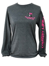 Load image into Gallery viewer, Hangin Heifer - Gray/Pink