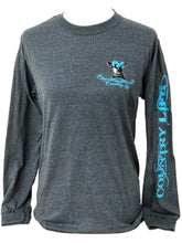 Load image into Gallery viewer, Hangin Heifer - Gray/Aqua