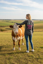 Load image into Gallery viewer, Hangin With The Heifers Dark Heather Gray
