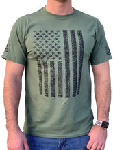 Load image into Gallery viewer, Patriotic Front Flag - Black/Green