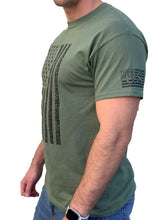 Load image into Gallery viewer, Patriotic Front Flag - Black/Green