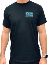 Load image into Gallery viewer, Blue Camo Flag - Black