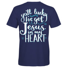 Load image into Gallery viewer, Jesus in My Heart - Navy