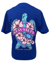 Load image into Gallery viewer, Turtle Flower (New Stay Salty Version)- Royal Blue