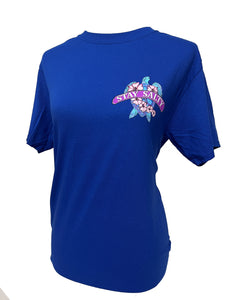 Turtle Flower (New Stay Salty Version)- Royal Blue