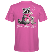 Load image into Gallery viewer, Breast Cancer Dandelion Raccoons