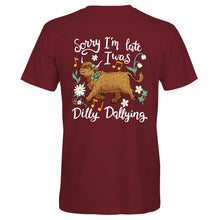 Load image into Gallery viewer, Dilly Dally Cow Maroon