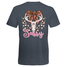 Load image into Gallery viewer, Sassy Skull Dark Heather Gray