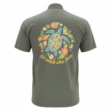 Load image into Gallery viewer, Go with the Flow Turtle Laurel Green