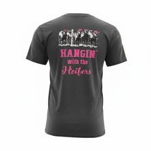 Load image into Gallery viewer, Hangin With The Heifers Dark Heather Gray