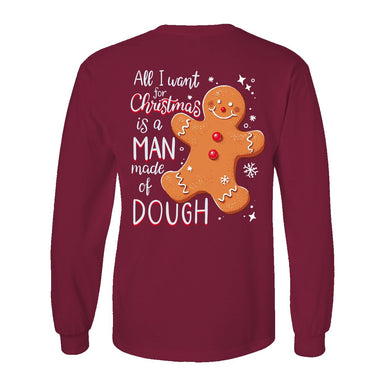 Long Sleeve Man Made of Dough Red