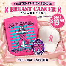 Load image into Gallery viewer, Hope Pink Bundle - T-Shirt, Hat, Sticker