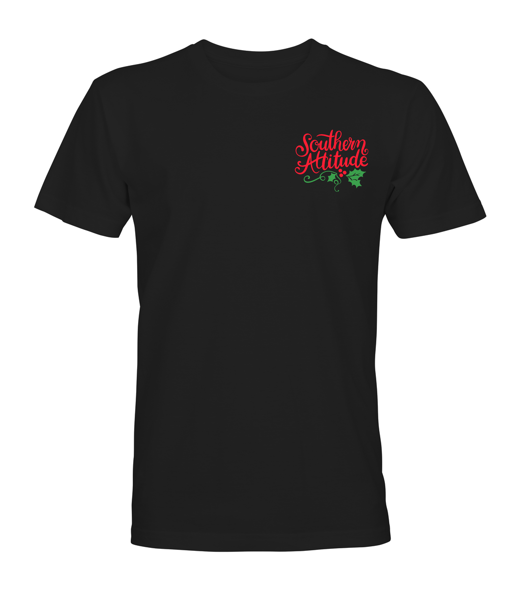 Sassy Elf Short Sleeve Black Southern Attitude USA sassy-elf-short-sleeve-black-southern-attitude-usa