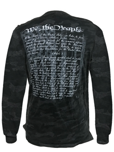 Men's Country Life We the People Long Sleeve - Storm Camo