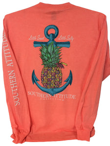 Pine Anchor - Bright Coral