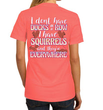Load image into Gallery viewer, Squirrels Everywhere - Bright Coral