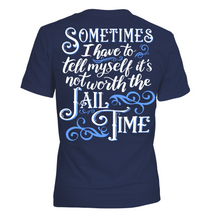 Load image into Gallery viewer, Not Worth the Jail Time - Short Sleeve - Navy