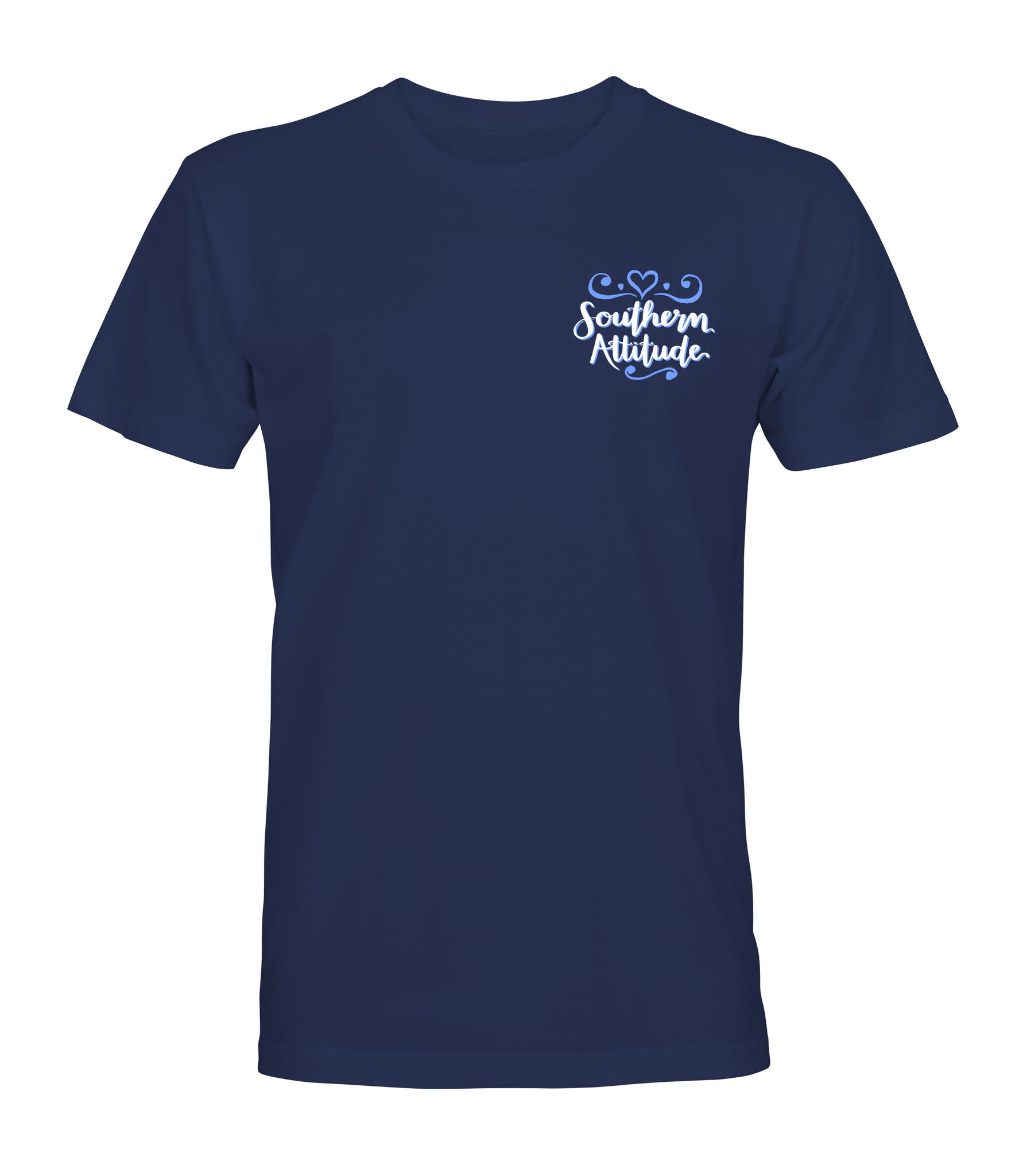 Not Worth the Jail Time Short Sleeve Navy Southern Attitude USA