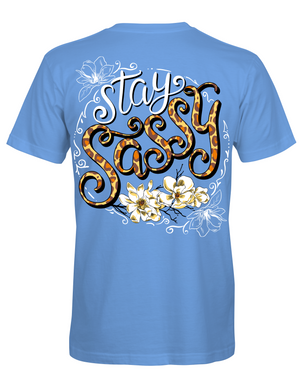 Stay Sassy - Carolina Blue (only small)