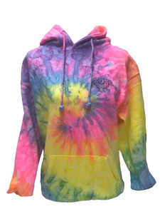 Tortuga Moon Tie Dye Bear Hoodie